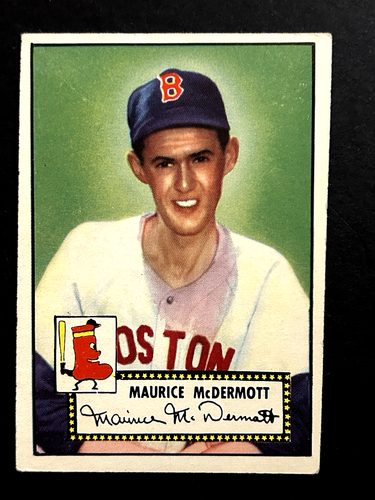 1952 Topps Set-Break #119 Maurice McDermott Red Sox CREASE FREE BEAUTY EX-MT +