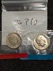 1976 P/D Roosevelt Dime set from Mint set