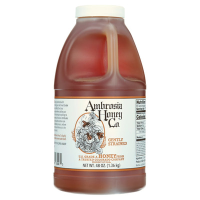 Ambrosia Honey (48 oz), 100% Pure Natural Honey, Harvested in the U.S.A,... 