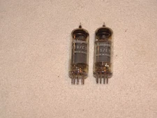 2 x 7119/E182CC Amperex "PQ" Tubes*Holland*Very Strong Testing*#R4