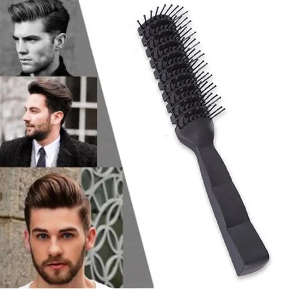 Mens heated top styling brush
