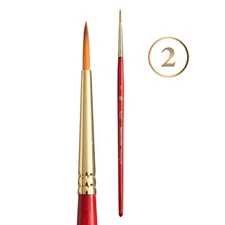Princeton Heritage, Series 4050, Synthetic Sable Paint Brush, Round, 2