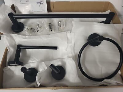 Five Piece Bathroom Accessory Kit