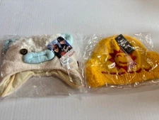 Lot of 2 Jamont Hats/Beanies For Kids Very Cute O/S White Sun