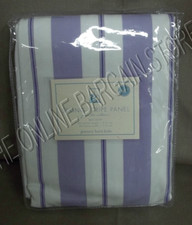 Pottery Barn Kids PBK Spring Stripe Drapes panels Window curtains 44x84 lavender