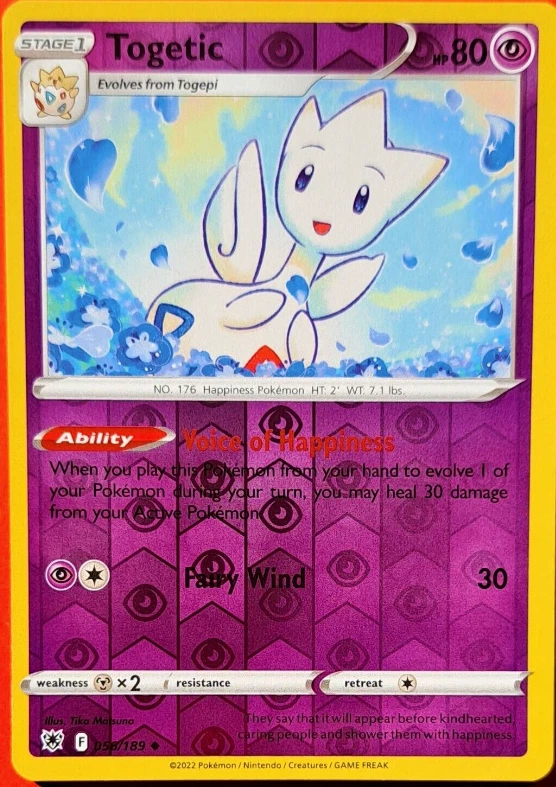 togetic pokemon card price FA/CRYSTAL CAVE EVOLVING SKIES-SECRET 2021 POKEMON SWORD & SHIELD EVOL