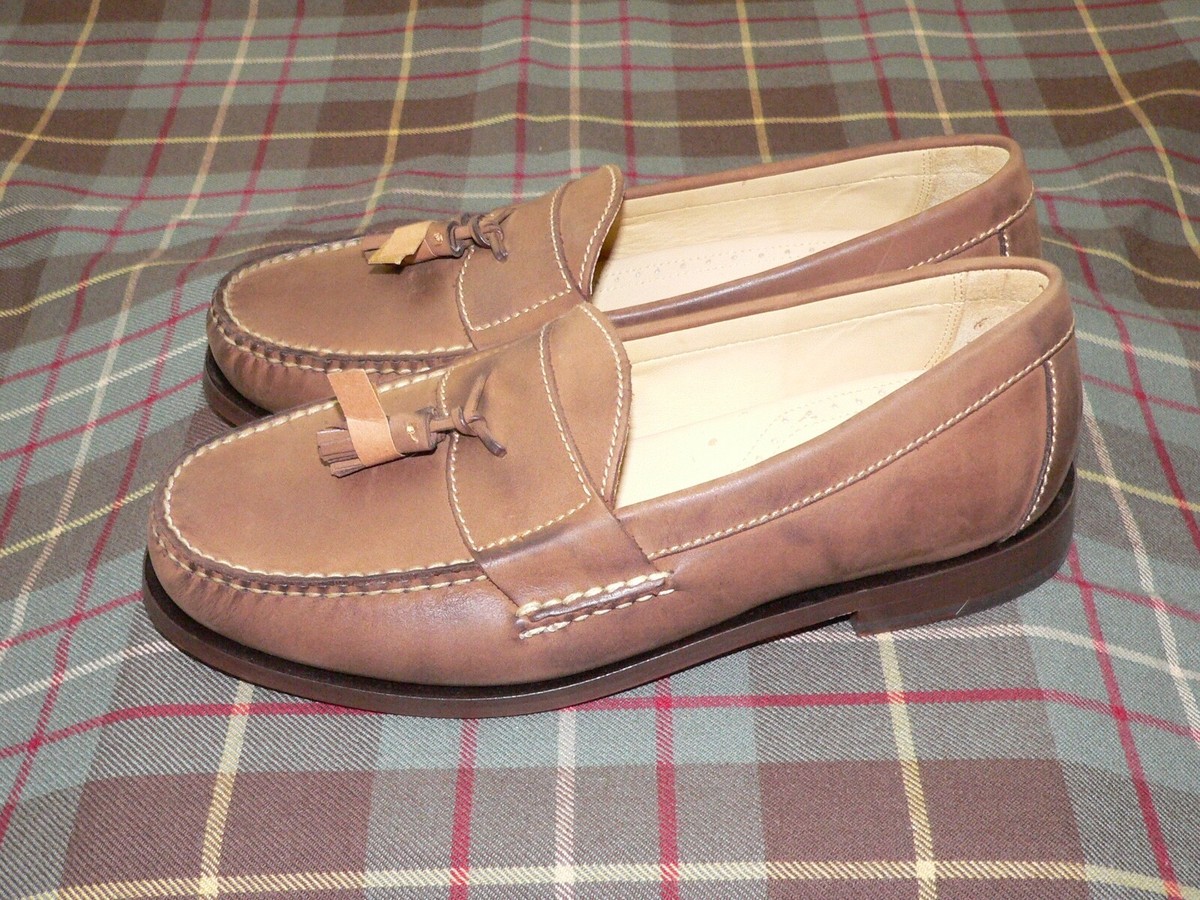 Brass Boot Black Leather Tassel Loafers Dress Shoes, 93364-001, 9.5 W US Johnston & Murphy Hayes Tassel Black - Sherman Brothers Inc main image 2
