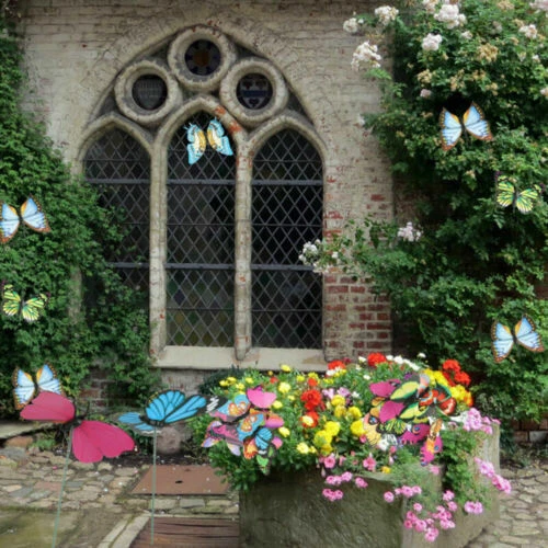 Metal Garden Stake Garden Statues & Lawn Ornaments