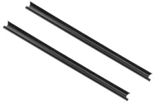 New Rear Inner Beltline Molding Window Sweep Pair / For 02-09 Ram Truck Crew Cab