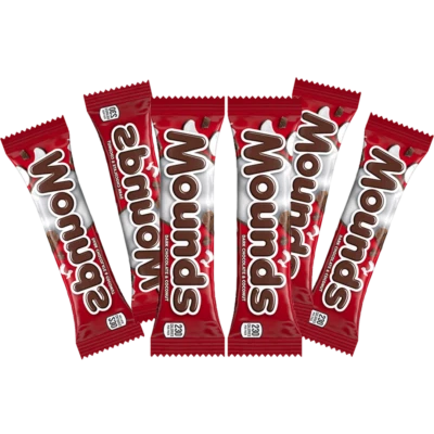 Hershey's Mounds Chocolate Bar 6 x 49g (6 pack) | Out of Date | US Chocolate