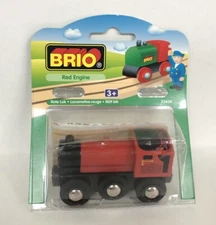 NEW Rare 2001 BRIO 33604  Red Engine Train Classic Wooden Railway Sweden made
