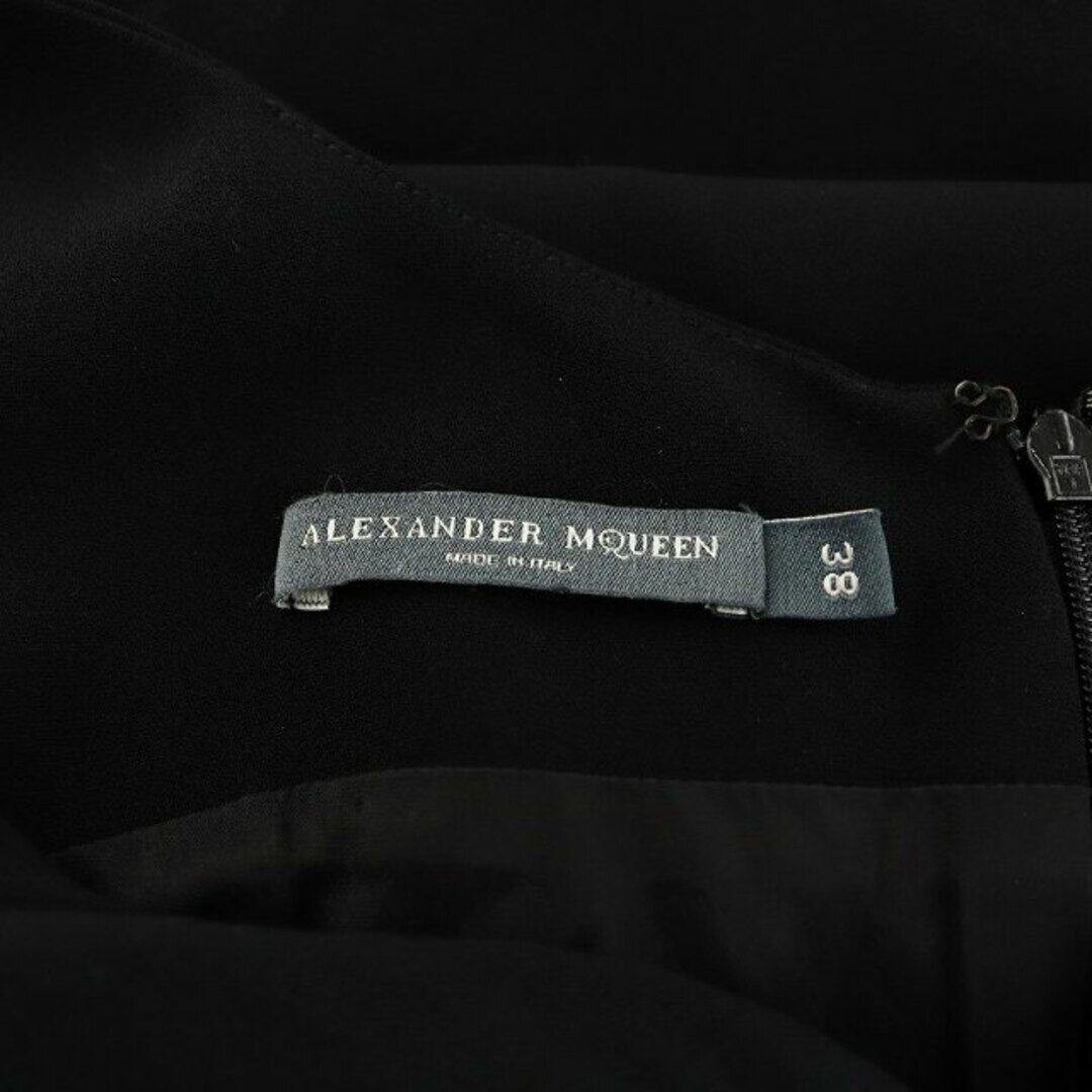 Alexander McQueen Dress Sleeveless Knee Length 38 XS Black Alexander McQueen Dress Sleeveless Knee Length 38 XS Black
