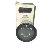 New 40 Amp Ammeter , Universal Fit ; Free Shipping !!
