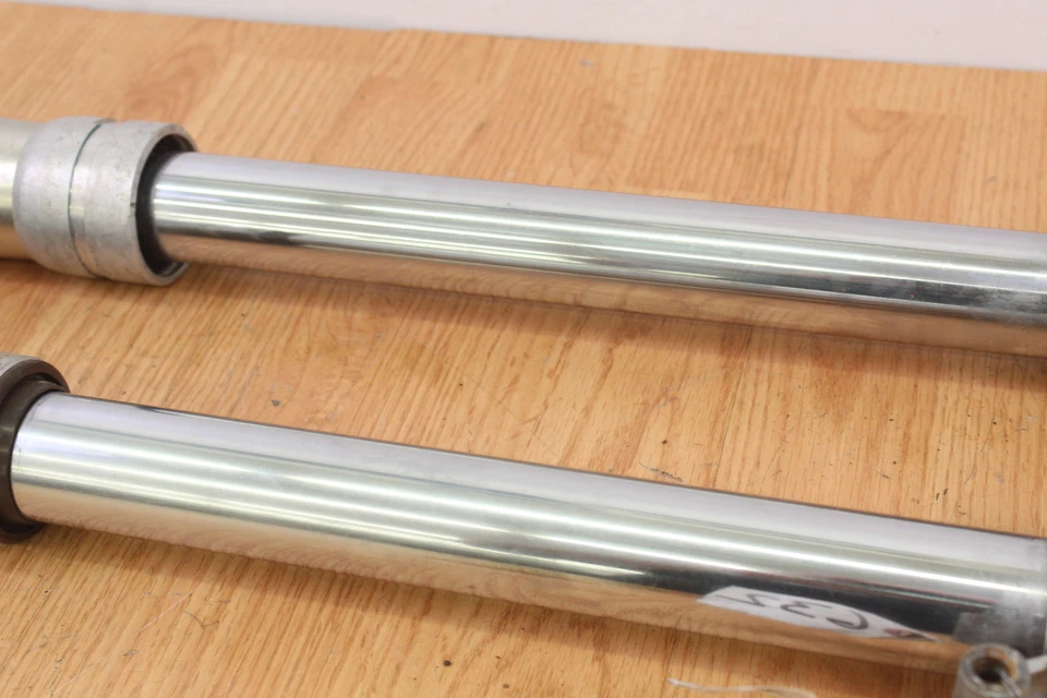 Par de horquillas delanteras Yamaha YZ250WR WR 250 1989 suspensión amortiguadora Foto 3 de 4