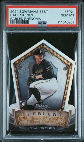 2024 Bowman's Best Paul Skenes Rookie (RC) Fabled Phenoms PSA 10
