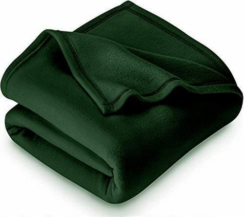 Luxus Einzelbett Größe Fleece Überwurf Mikrofaser Plüsch Winter Reise Decke Grün - Bild 6 von 6