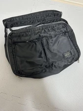 YOSHIDA Bag PORTER Tanker Shoulder Bag Nylon Black Japan F/S USED