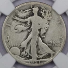 1921 50c Walking Liberty Half Dollar - NGC G 6