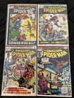 Amazing Spider-Man LOT (4) 114 116 118 137 Marvel (1972) - MID GRADE!