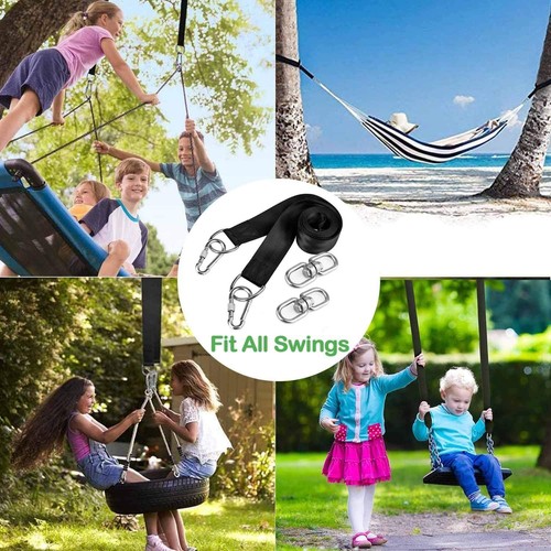 Heavy Duty 20ft Tree Swing & Hammock Straps – Safe, Durable & Tree-Friendly - Picture 8 of 9