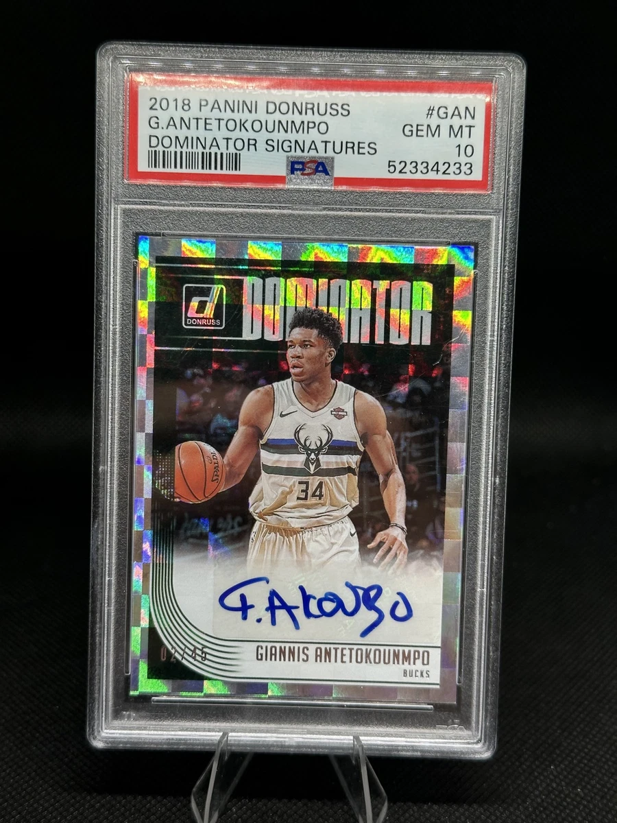 Panini Giannis Antetokounmpo 10 Graded Basketball Sports Trading