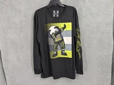 OG Hustle #23 GOAT Shirt Men’s XL Black Long Sleeve, Polar Bear, Vibes, X Large