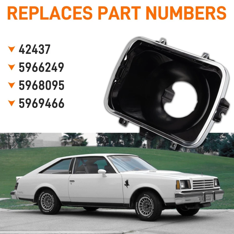 Kit de soporte de faros 42437 para GMC Suburban Topkick Chevy Kodiak Buick Pontiac Foto 4 de 4