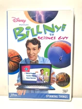 BILL NYE The Science Guy SPINNING THINGS DVD 2008 Disney NEW/SEALED