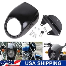 Motorcycle Headlight Fairing Windshield Kit For Harley 1973-UP Sportster Dyna