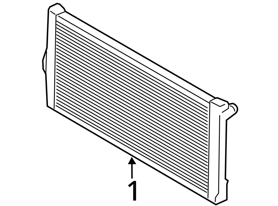Radiator Main AWD Fits 11-17 BMW 535i GT 809064 - Image 3 of 4