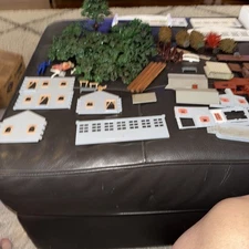 Multitude Of Parts To Build A Town For Railroad Trees People Buildings Access 