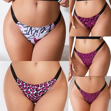 6 Pack Lot Sexy Ladies Womens Thongs Panties Brief String Bikini Lingerie T back