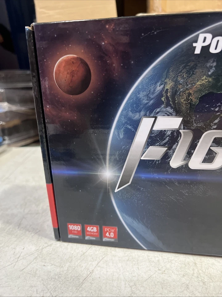 New PowerColor Fighter AMD Radeon RX 6500 XT Gaming Graphics GPU Card 4GB GDDR6 - Image 2 of 4