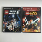 LEGO Star Wars The Video Game & The Original Trilogy Game PS2 W/ Manual Tested