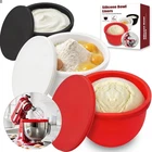 Silicone Bowl Liners for KitchenAid 5 Qt Tilt-Head Mixer, 3 Pack with Lids, N...