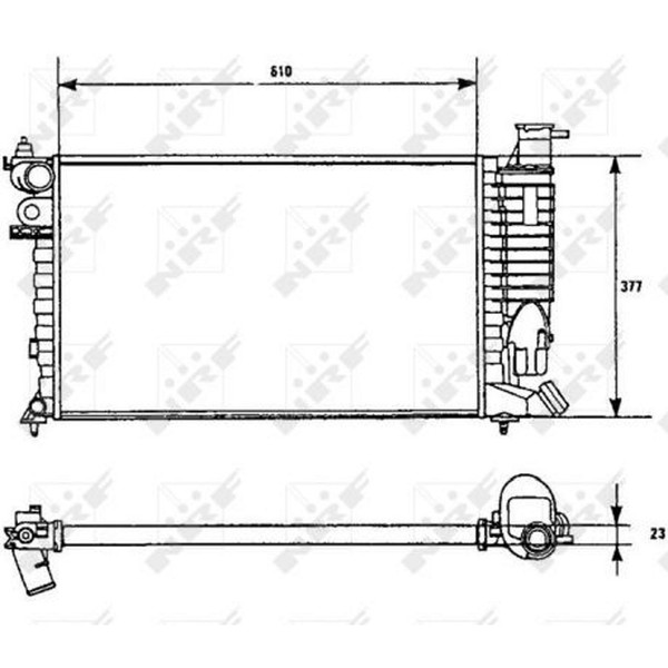 NRF 58961 KüHler MotorküHler WasserküHler MotorküHlung-image