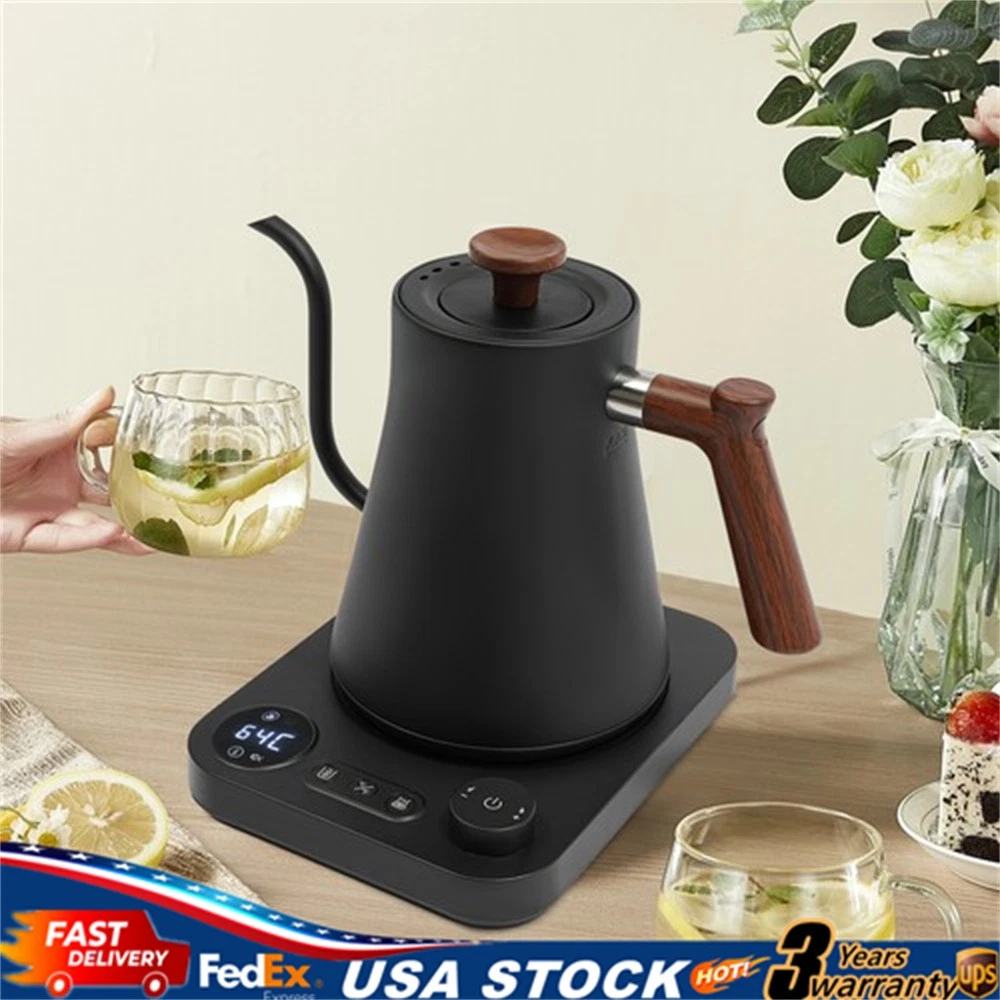 1200W Electric Gooseneck Coffee tea Kettles 900ml Hot Water Boil Kettle 110-130V
Opens in a new wind