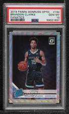 2019 Donruss Optic Fanatics Box Set Wave Prizm Brandon Clarke PSA 10 Rookie RC
