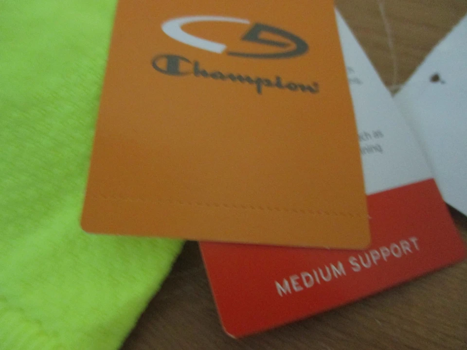 CHAMPION~Yellow Medium Support DUO DRY Seamless SPORTS BRA~Women's XS~NWT - Изображение 2 из 3