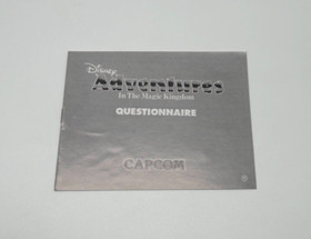 Disney Adventures In The Magic Kingdom Nintendo NES
