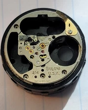 Vintage Bulova Accutron 214 Part 709 Movement Pillar Plate USA M8 1968