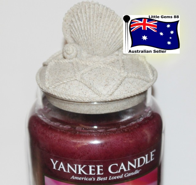Yankee Candle Large Jar Topper White Silver Floral Embossed Pearl