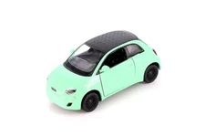 5440DY  BY KINSMART  New Fiat 500 1/28 Scale Diecast Model - Green Color 
