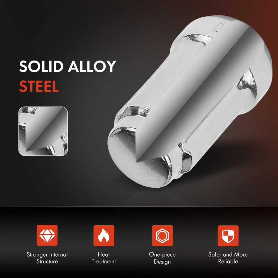 21Pcs 1/2"-20 Front and Rear Wheel Lug Nut for Chevrolet Impala Blazer Caprice - Image 4 of 4