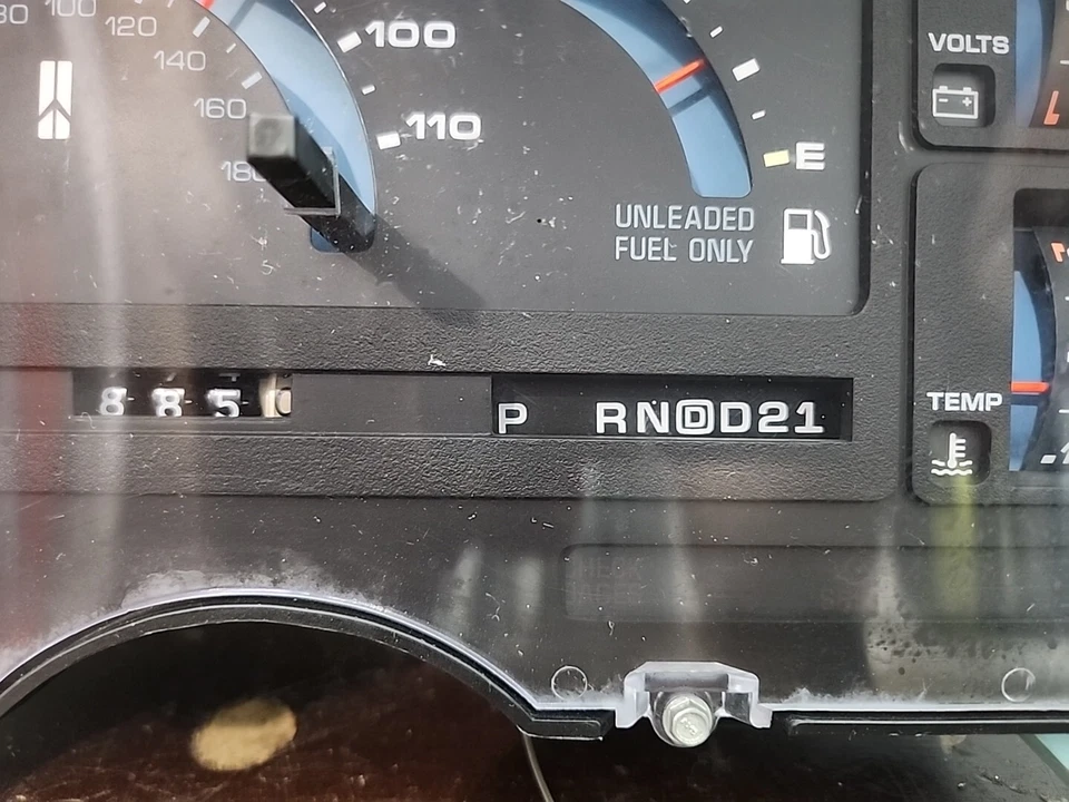 92 93 94 Oldsmobile Bravada AT спидометр приборной панели 134k - Изображение 3 из 4