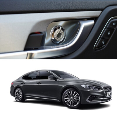 Door catch Plate Logo inner panel ABS 4pcs for Hyundai Azera 2017