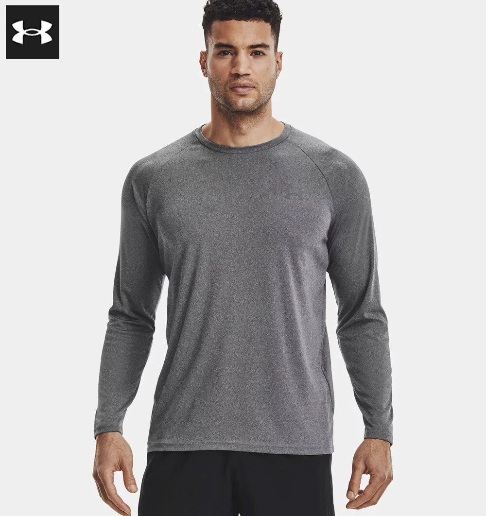 Under Armour Superlight Men Medium Velocity Long Sleeve Tee Gray New w/tags LS