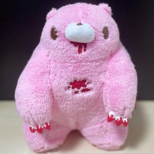 Chax GP Gloomy The Naughty Grizzly Bear Plush Doll chubby shape Blood Pink Fat