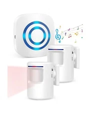 Wireless Caregiver Pager, Motion Sensor Alarm, Indoor Bed Alarm for... Fast Ship