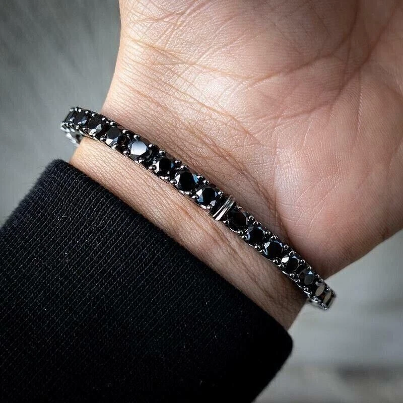 Bracelet black best sale diamond